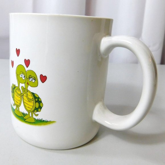 My Little Turtle Love Coffee Mug White Ceramic - Picture 2 of 7
